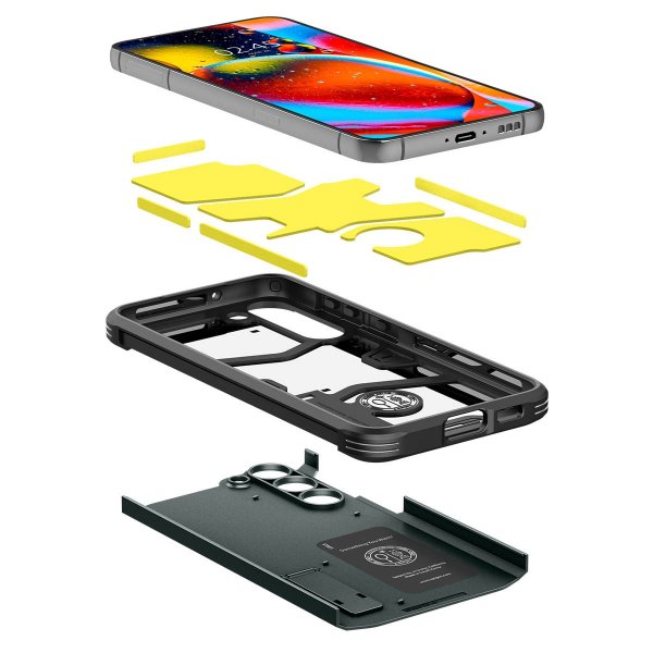 Spigen Samsung Galaxy S23 Suojakuori Tough Armor Abyss Green