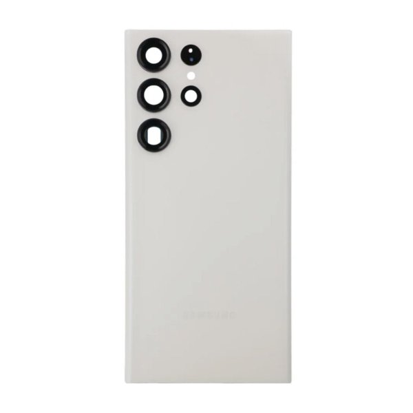 Samsung Galaxy S23 Ultra takakansi - Valkoinen