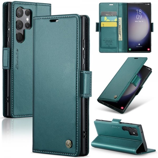 CaseMe Samsung Galaxy S23 Ultra -kotelo 023 Series Vihreä