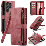 CaseMe Samsung Galaxy S23 Ultra Kotelo C30 -sarja Punainen