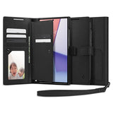 Spigen Samsung Galaxy S23 Ultra Wallet S Plus -kotelo, musta