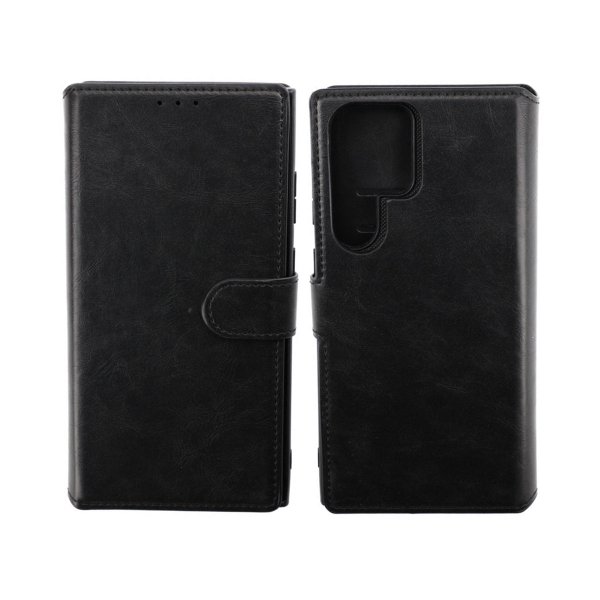 Rvelon Samsung Galaxy S23 Ultra Kotelo Magneettinen Irrotettava Kuori Musta