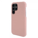 Samsung Galaxy S23 Ultra Kuori Aito Nahka MagSafe Pinkki