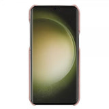 Samsung Galaxy S23 Ultra Kuori Aito Nahka MagSafe Pinkki