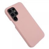 Samsung Galaxy S23 Ultra Kuori Aito Nahka MagSafe Pinkki