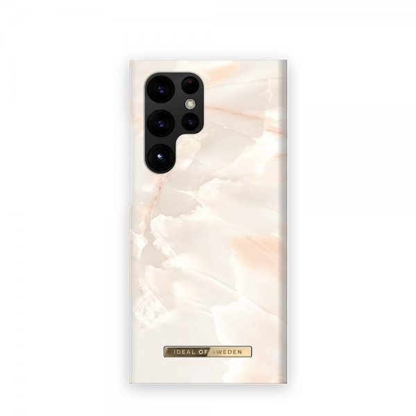 Ideal of Sweden Samsung Galaxy S23 Ultra Kuori Fashion Case Rose Pearl Marble