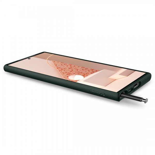 Caseology Samsung Galaxy S23 Ultra -suojakuori Parallax Midnight Green