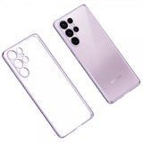 Sulada Samsung Galaxy S23 Ultra Kuori Pinnoitettu Reuna Violetti