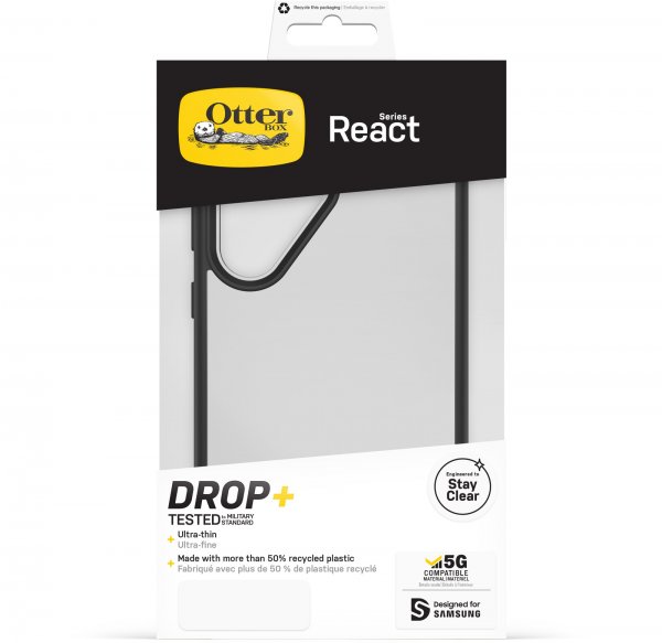 Otterbox Samsung Galaxy S23 Ultra Suojakuori React Black Crystal