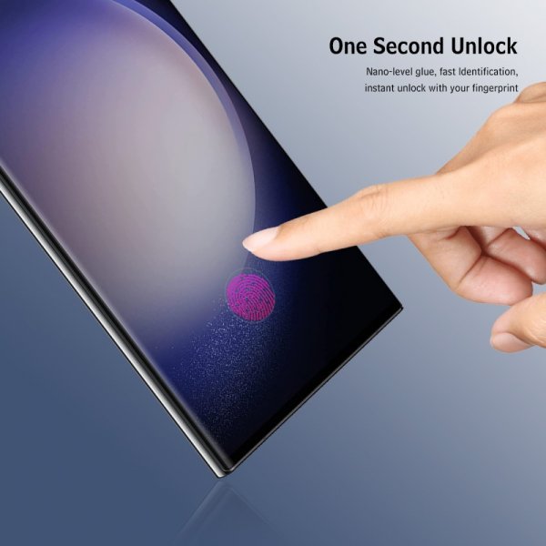 Enkay Samsung Galaxy S23 Ultra -näytönsuoja asennuskehyksellä Easy Install