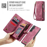 CaseMe Samsung Galaxy S24 FE Kotelo 008 Series Irrotettava Kuori Punainen