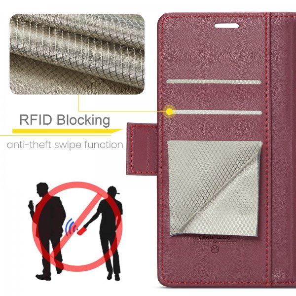 CaseMe Samsung Galaxy S24 FE Kotelo 023 Series Punainen