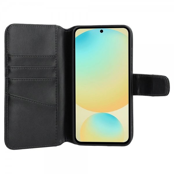 Nordic Covers Samsung Galaxy S24 FE Essential Leather Raven Black -suojakotelo
