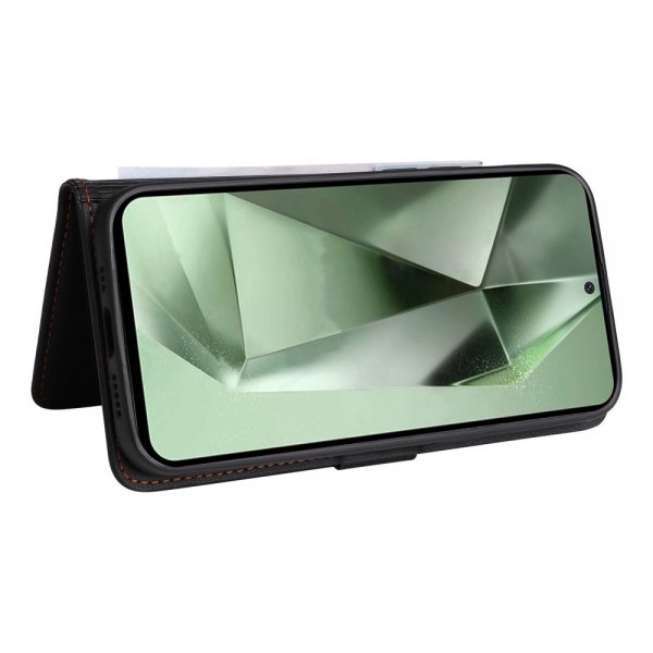 Betopnice Samsung Galaxy S24 FE -kuori irrotettavalla kannella 005 Musta
