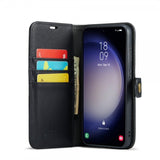Dg.Ming Samsung Galaxy S24 FE Kotelo irrotettavalla kuorella, musta