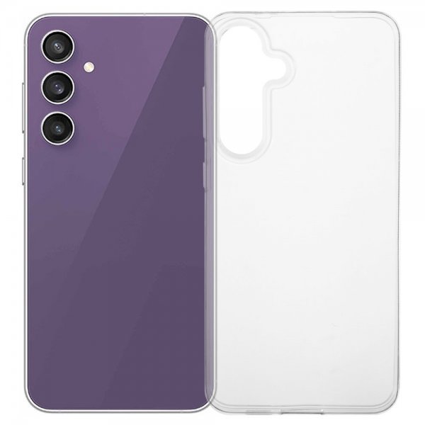 Nordic Covers Samsung Galaxy S24 FE Kuori Feather Series Läpinäkyvä