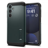 Spigen Samsung Galaxy S24 FE Suojakuori Tough Armor Abyss Green