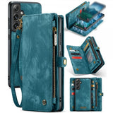 CaseMe Samsung Galaxy S24 -suojakotelo 008 Series, irrotettava kuori, sininen