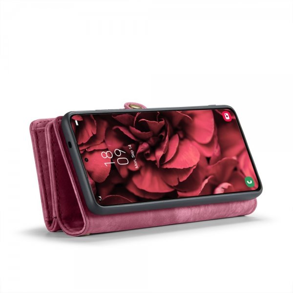 CaseMe Samsung Galaxy S24 -suojakotelo 008 Series, irrotettava kuori, punainen
