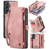 CaseMe Samsung Galaxy S24 Suojakotelo 008 Series Irrotettava Kuori Ruusunpunainen