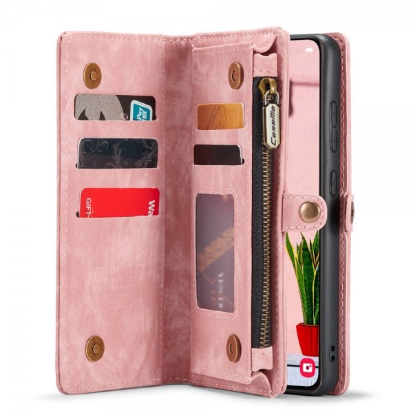 CaseMe Samsung Galaxy S24 Suojakotelo 008 Series Irrotettava Kuori Ruusunpunainen