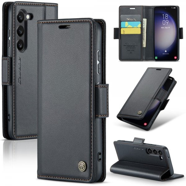 CaseMe Samsung Galaxy S24 Suojakotelo 023 Series Musta