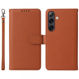 Betopnice Samsung Galaxy S24 Suojakotelo irrotettavalla kuorella 005 Ruskea