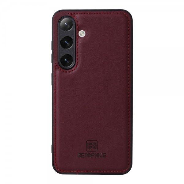 Betopnice Samsung Galaxy S24 -suojakotelo irrotettavalla kuorella 005 Punainen