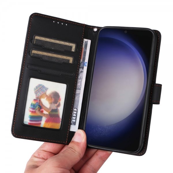 Betopnice Samsung Galaxy S24 -kotelo irrotettavalla kuorella 005 Musta