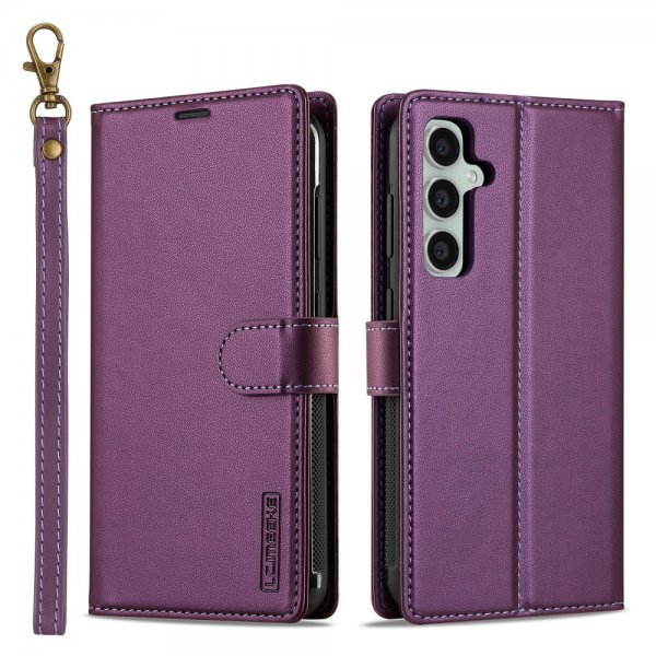 Lc.Imeeke Samsung Galaxy S24 -kotelo irrotettavalla kuorella L2 Series MagSafe violetti