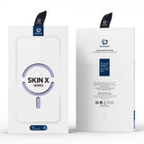 Dux Ducis Samsung Galaxy S24 -kotelo, Skin X Pro Series, jalusta, MagSafe, violetti