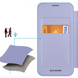 Dux Ducis Samsung Galaxy S24 -kotelo, Skin X Pro Series, jalusta, MagSafe, violetti
