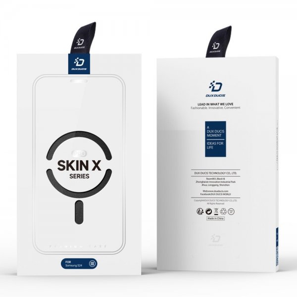 Dux Ducis Samsung Galaxy S24 -kuori Skin X Pro Series Kickstand MagSafe musta