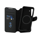 CARE by PanzerGlass Samsung Galaxy S24 -suojakotelo Tango Two-in-One Wallet MagSafe musta
