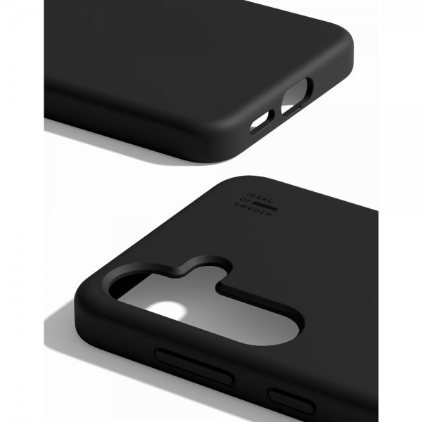 Ideal of Sweden Samsung Galaxy S24/Galaxy S25 Suojakuori Silikonikotelo MagSafe Musta
