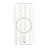 Rvelon Samsung Galaxy S24 Kuori Poimutettu MagSafe Valkoinen
