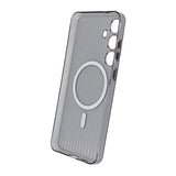 Samsung Galaxy S24 Kuori Aaltopahvi MagSafe Läpinäkyvä Musta