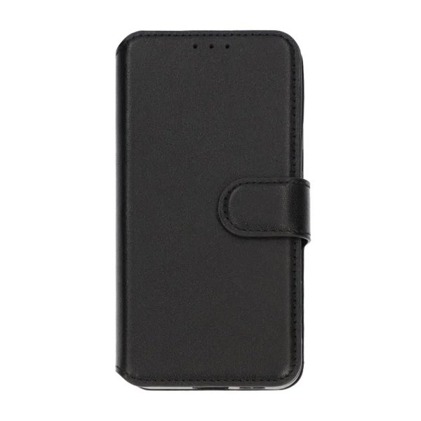 Rvelon Samsung Galaxy S24 -kotelo, aitoa nahkaa, musta