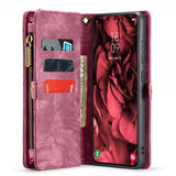 CaseMe Samsung Galaxy S24 Plus -kotelo, 008-sarja, irrotettava kuori, punainen
