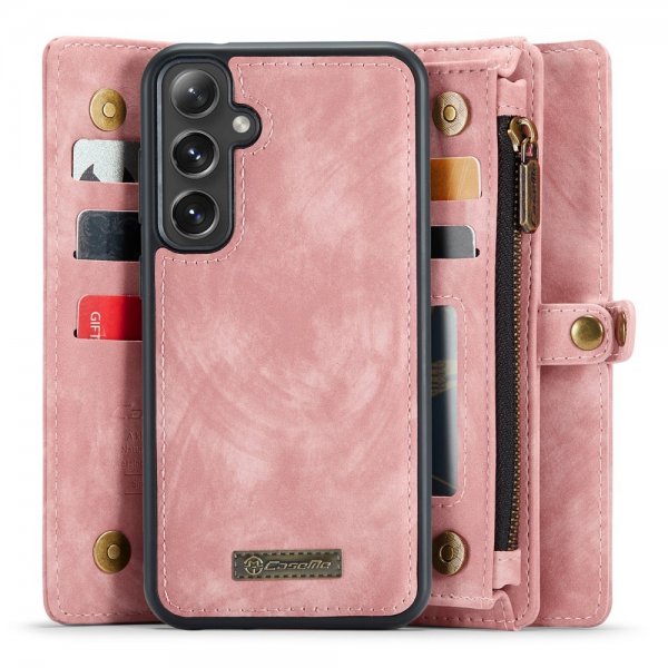 CaseMe Samsung Galaxy S24 Plus -kotelo, 008-sarja, irrotettava kuori, pinkki
