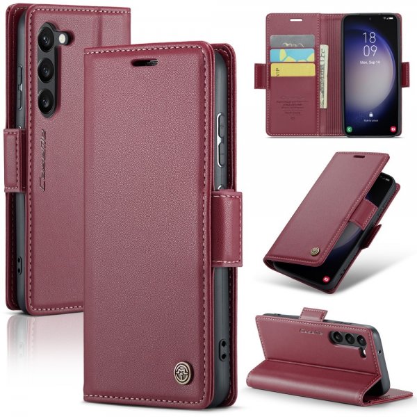 CaseMe Samsung Galaxy S24 Plus -kotelo 023-sarja Punainen