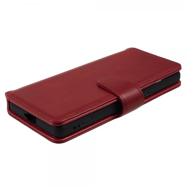 Nordic Covers Samsung Galaxy S24 Plus Essential Leather -suojakuori, Poppy Red
