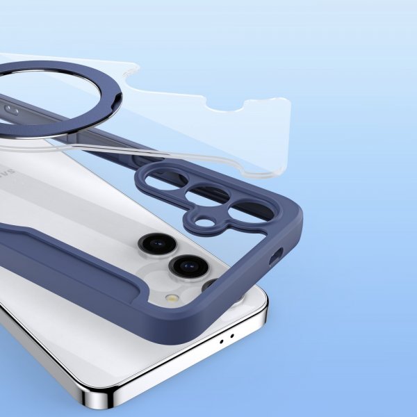 Dux Ducis Samsung Galaxy S24 Plus -kotelo Skin X Pro Series Jalusta MagSafe Sininen
