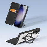Dux Ducis Samsung Galaxy S24 Plus -kotelo Skin X Pro Series Jalusta MagSafe Musta