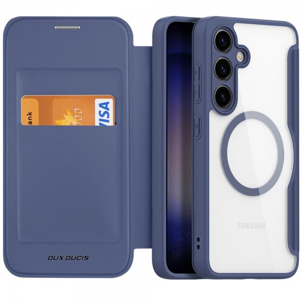 Dux Ducis Samsung Galaxy S24 Plus -kotelo Skin X Pro Series MagSafe, sininen