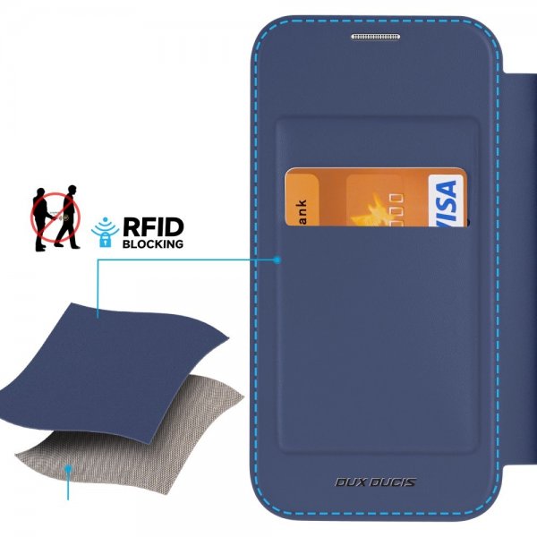 Dux Ducis Samsung Galaxy S24 Plus -kotelo Skin X Pro Series MagSafe, sininen