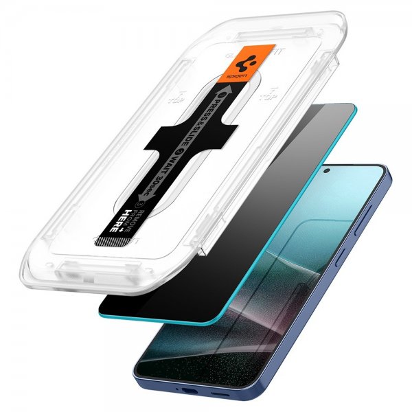 Spigen Samsung Galaxy S24 Plus/Galaxy S25 Plus -näytönsuoja GLAS.tR EZ Fit Privacy 2-pack