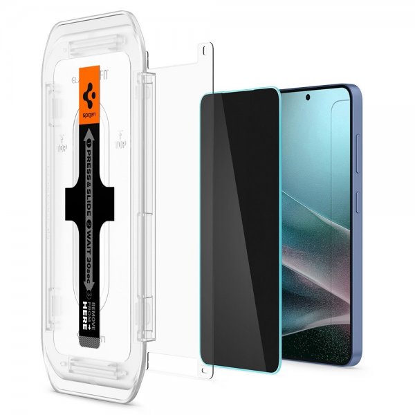 Spigen Samsung Galaxy S24 Plus/Galaxy S25 Plus -näytönsuoja GLAS.tR EZ Fit Privacy 2-pack