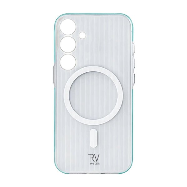 Rvelon Samsung Galaxy S24 Plus Kuori Korrugoitu MagSafe Sininen