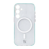 Rvelon Samsung Galaxy S24 Plus Kuori Korrugoitu MagSafe Sininen